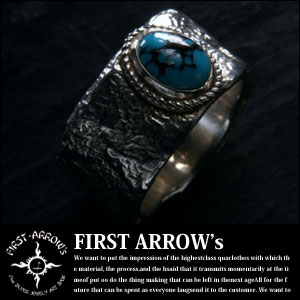 ファーストアローズ ターコイズ付き ベアロックリング S シルバー 指輪 FIRST ARROW's（ファーストアローズ） ポイント2倍!! ターコイズ付
