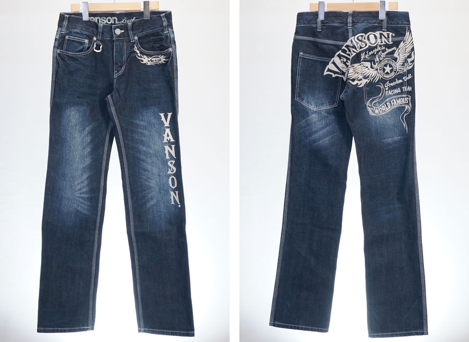 vanson デニム 00s 平成 楽天市場】VANSON フライングスター 刺繍 デニムパンツ SP-B-29