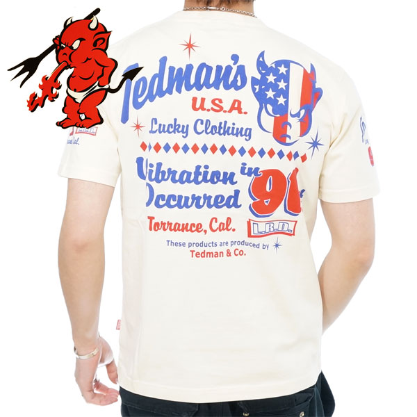 テッドマン アメリカン・ポップ 半袖Tシャツ メンズ 新作2023年モデル TEDMANS tdss...