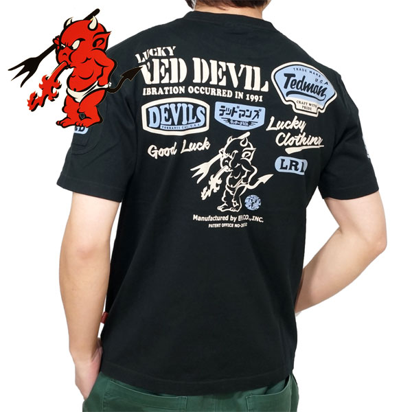 テッドマン RED DEVIL LOGO 半袖Tシャツ メンズ 新作2024年モデル TEDMANS...