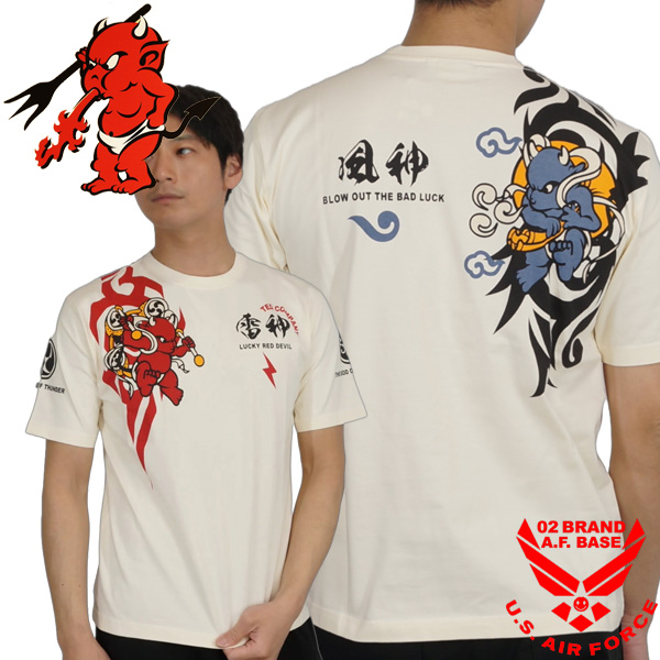 TEDMAN テッドマン 風神雷神テッド 半袖Tシャツ メンズ 新作2025