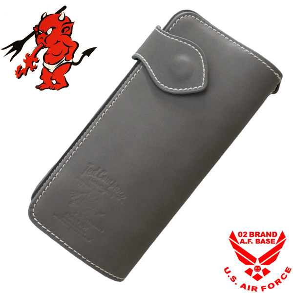 TEDMAN（テッドマン） エンブレム刻印 レザー ロングウォレット 財布 
