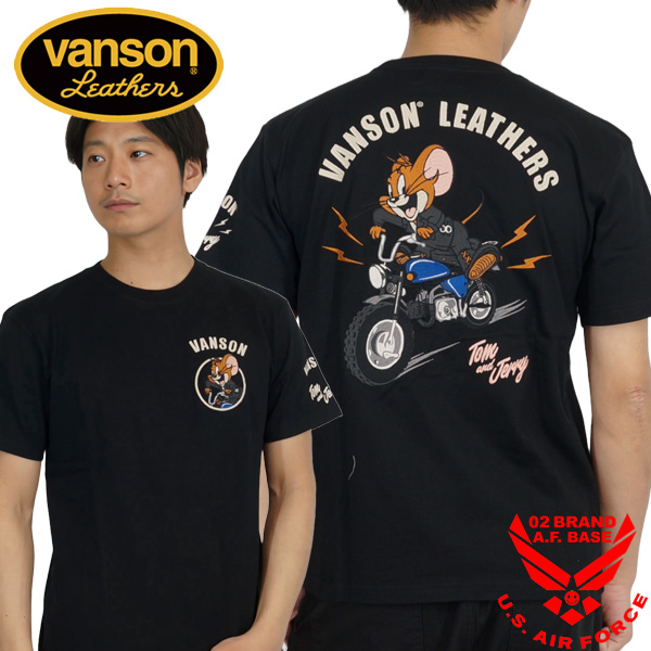 VANSON トムジェリ トムとジェリー Tシャツ XXL VANSON バンソン トムとジェリーコラボ アロハトムジェリ刺繍