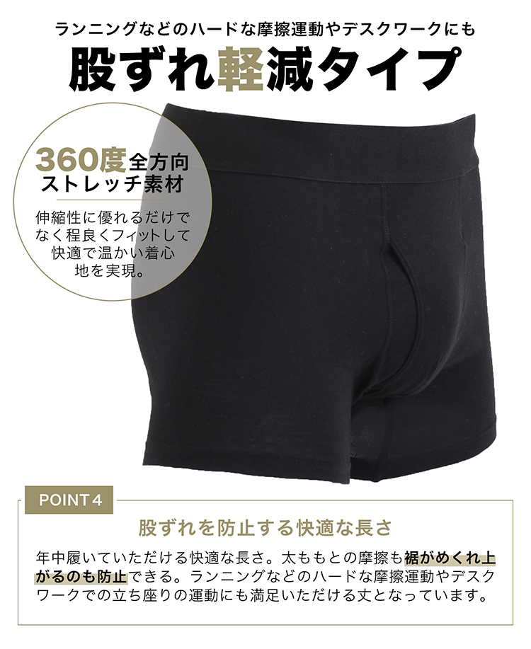 ビジネスマンサポート ボクサーパンツ 送料無料 2枚セット 下着 メンズ
