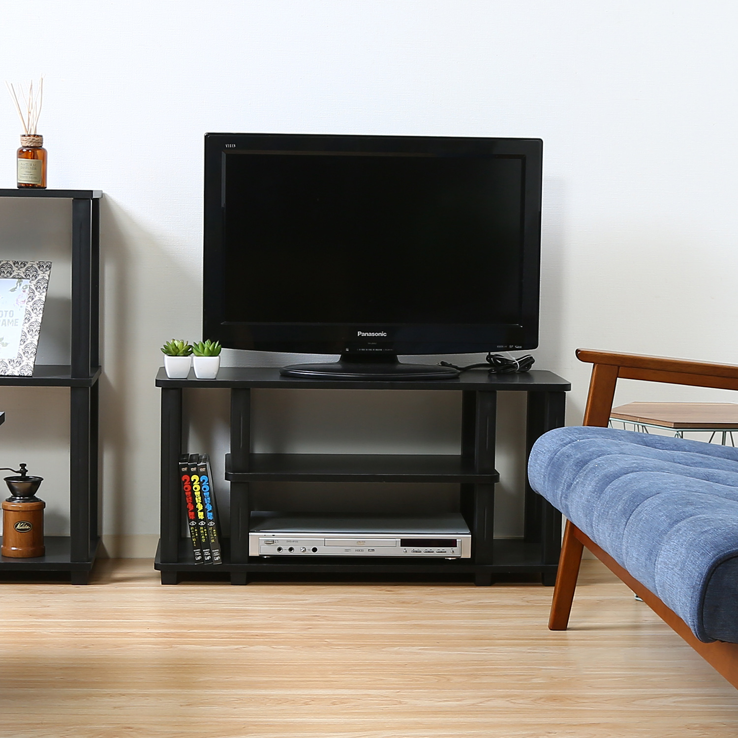 フィット TVラック W80 BR×BK 不二貿易（Fuji Boeki） フィット TVラック W80 BR×BK 99912 1台