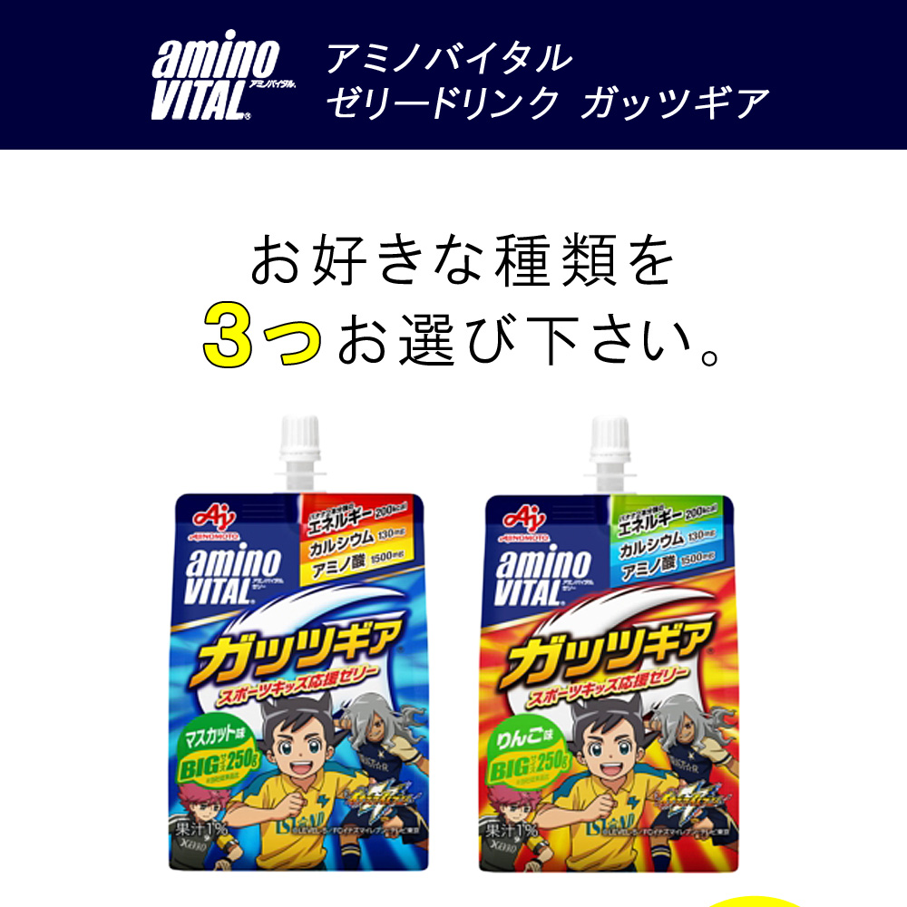 2021福袋】 味の素 アミノバイタル ゼリードリンクガッツギア マスカット味 250g×24袋 ゼリー飲料 まとめ買い qdtek.vn