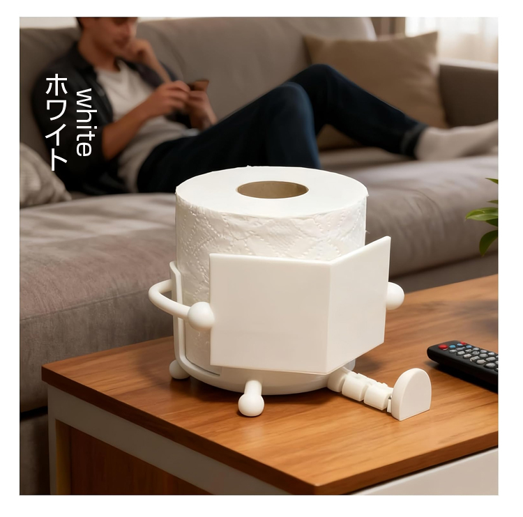 おもしろトイレットペーパー（トイレ用ペーパーホルダー）｜トイレ用品
