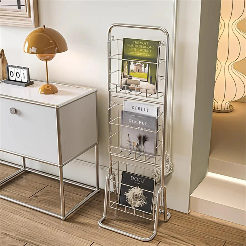 マガジンラック 3段 マガジンスタンド 雑誌ラック 床置きパンフレット