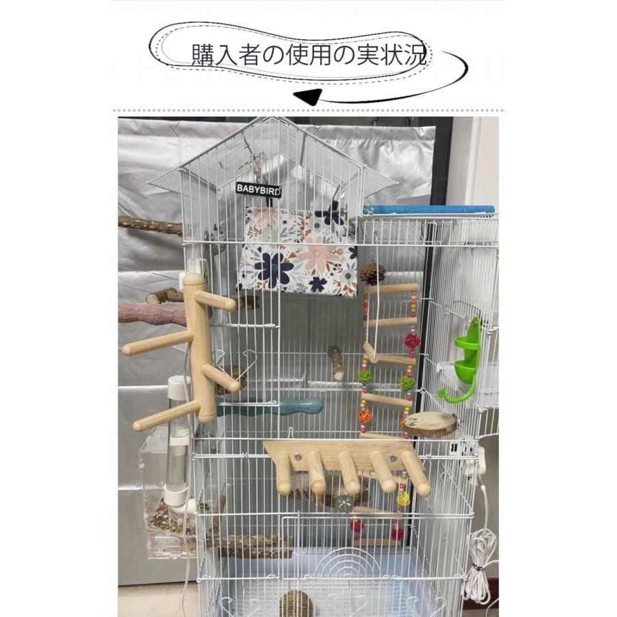 バードテント インコ 鳥たちの寝床 三角ハウス...の詳細画像3
