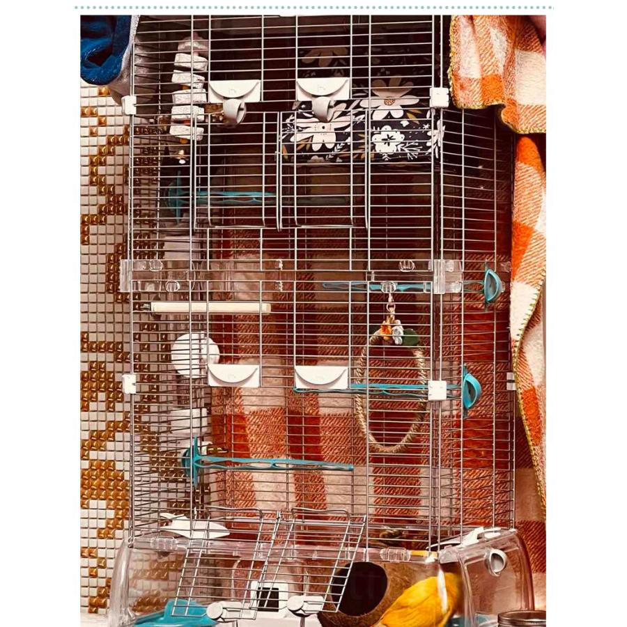バードテント インコ 鳥たちの寝床 三角ハウス...の詳細画像4