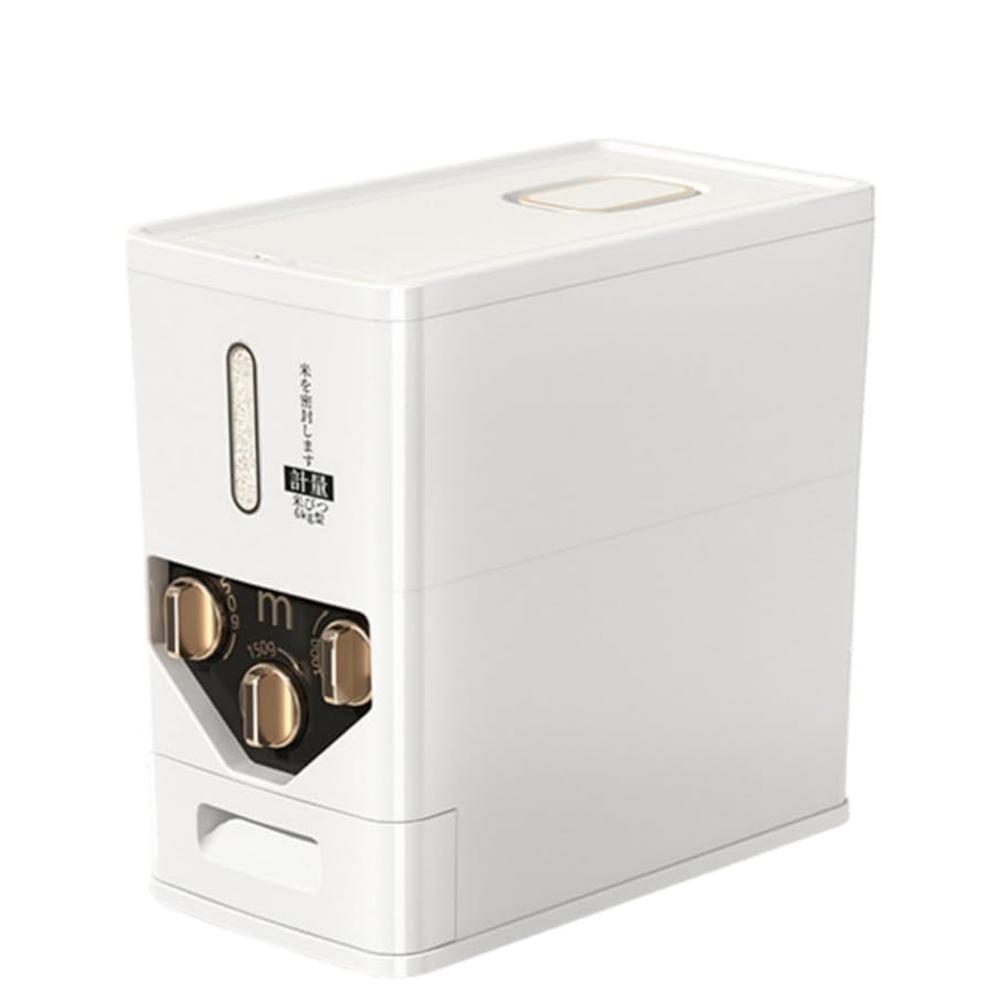 米びつ ライスストッカー 米櫃 こめびつ スリム 回転タイプ 引き出し式