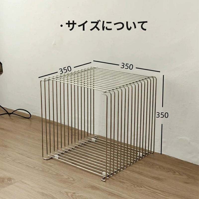 サイトテーブル テーブル ステンレス製 アクリル板付き コーヒー