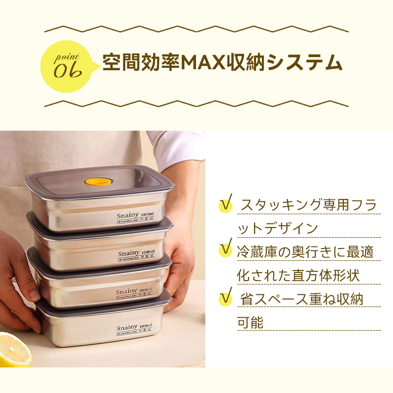 保存容器 ステンレス製 密閉 食品保存トレイ 弁当箱 ふた付 密閉冷凍