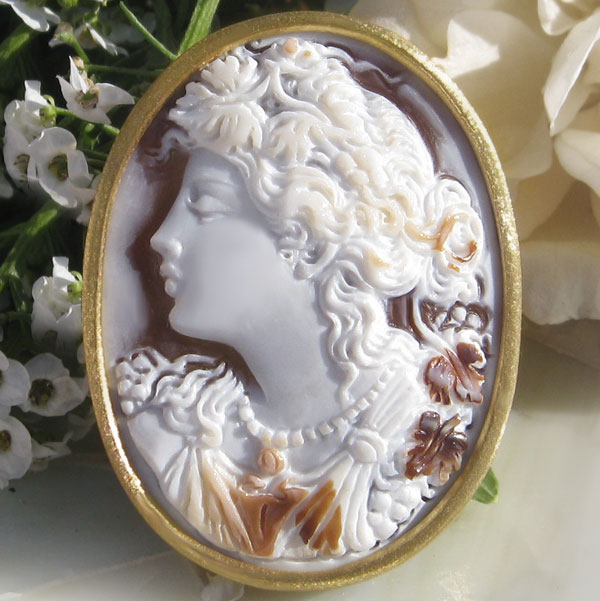 女性/ギリシャ神話/女神/絵画のシェルカメオ カメオ専門店Yahoo