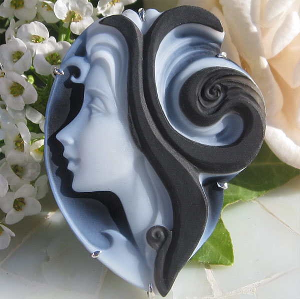 本場ドイツ産 ストーンカメオ(メノウカメオ)のカタログ カメオ専門店