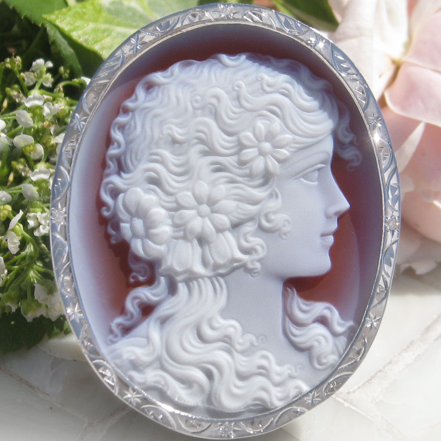 本場ドイツ産 ストーンカメオ(メノウカメオ)のカタログ カメオ専門店