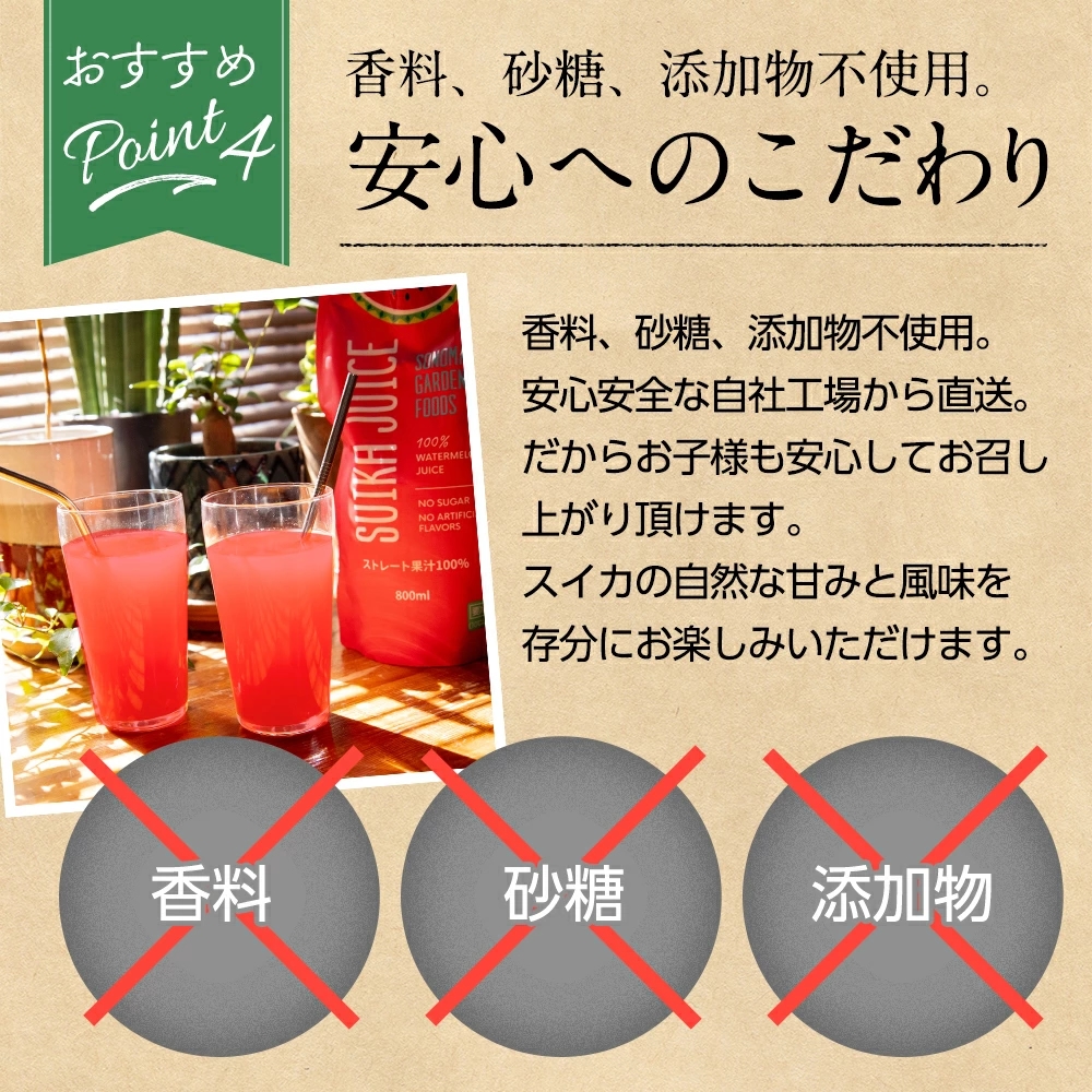 ※ギフトBOX付※ (ギフトBOX代込み)スイカジュース ストレート果汁100% [800ml×2本]SUIKA JUICE すいかジュース  SONOMA GARDEN FOODS(冷凍便)｜100pine｜12