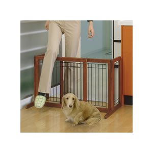リッチェル（Richell） ペット用木製ハンズフリーゲート / 扉つき ドア