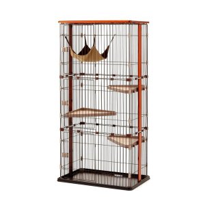 【ハンモック付】ボンビアルコン ウッドワンサークル キャットミニ ボンビアルコン ウッドワンサークルキャットミニ / 猫用ケージ