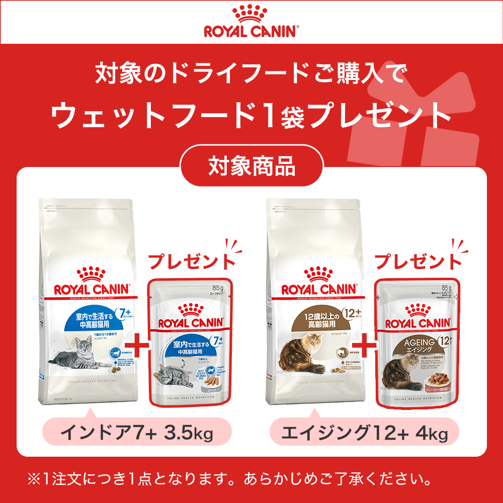 ロイヤルカナン（ROYAL CANIN） エイジング 12+ 4kg / 高齢猫用（12歳