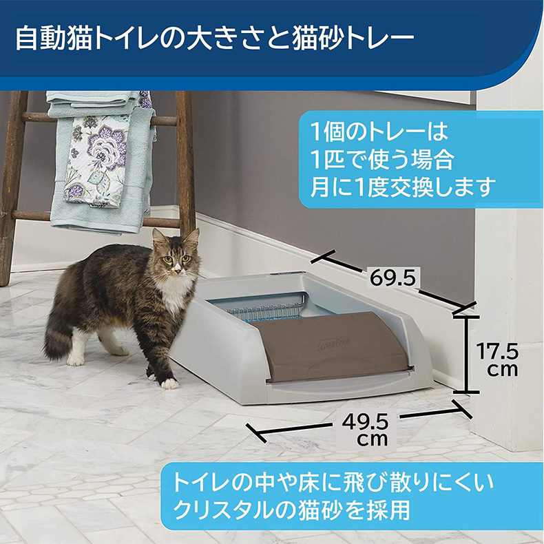 ペットセーフ]PetSafe スクープフリー オリジナル 自動ねこトイレ / 猫 ペット 0729849142756 #w-157570  [猫自動トイレ] : w-157570-00-00 : モコペット - 通販 - Yahoo!ショッピング