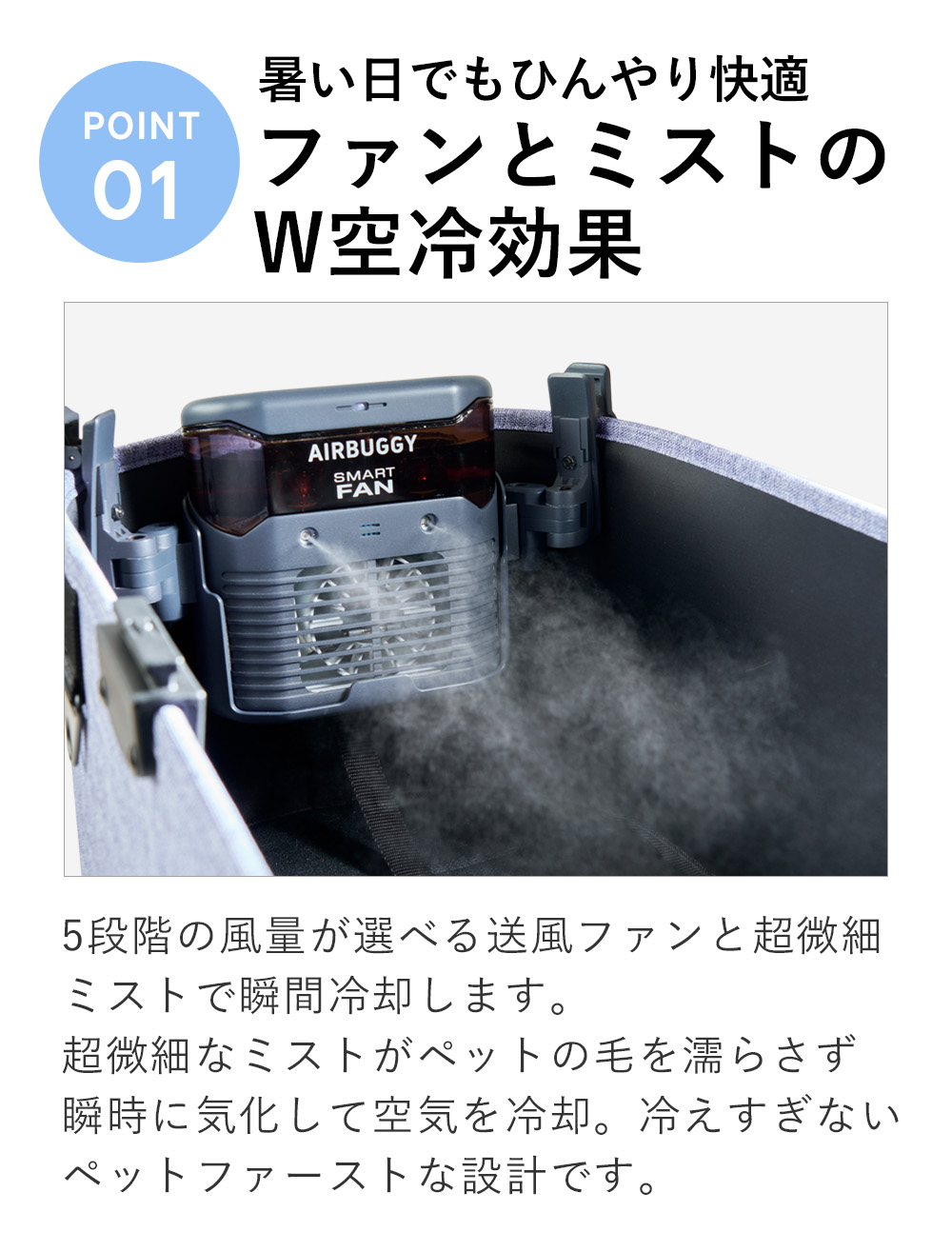 エアバギー SMART FAN +AI スマー...の詳細画像2