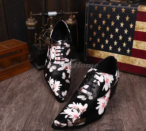 ネット正規店 ドレスシューズ メンズ ビジネス靴 ホストシューズ 革靴 夜店 花柄 ローカット ポインテッドシュー 公式オンラインショップ Ssl Daikyogo Or Jp