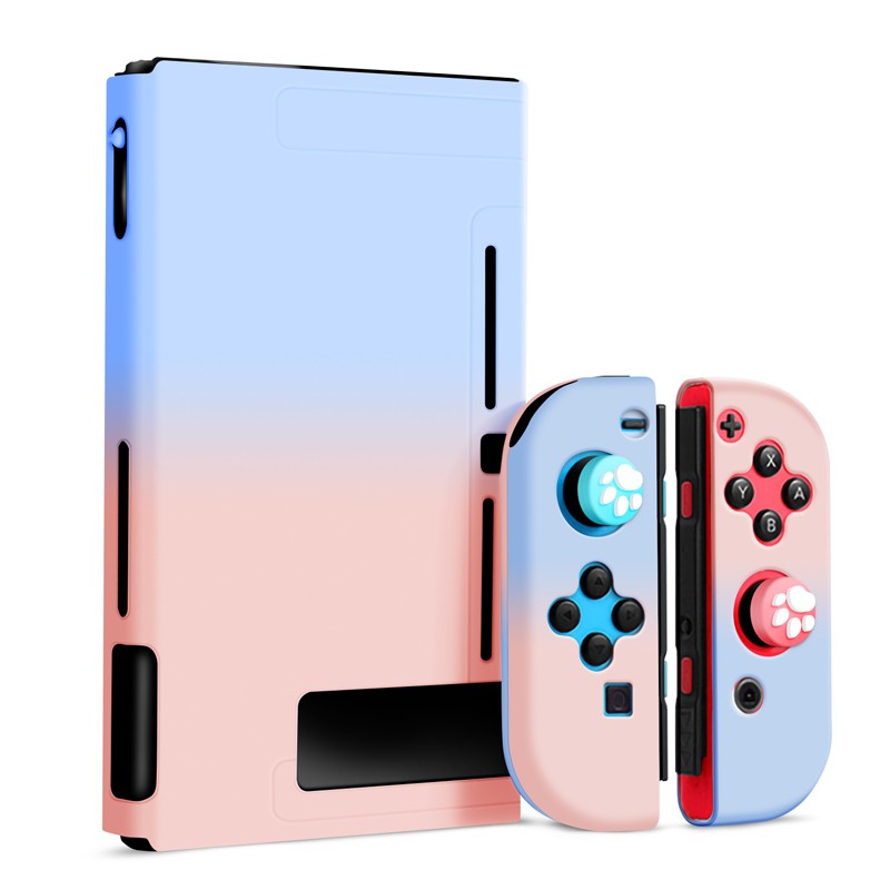 New Nintendo Switch ケース スイッチ 親指キャップ ジョイスティックカバー Joy Conカバー スイッチ専用カバーセット アナログスティックカバー 肉球 可愛い Recomenda Co