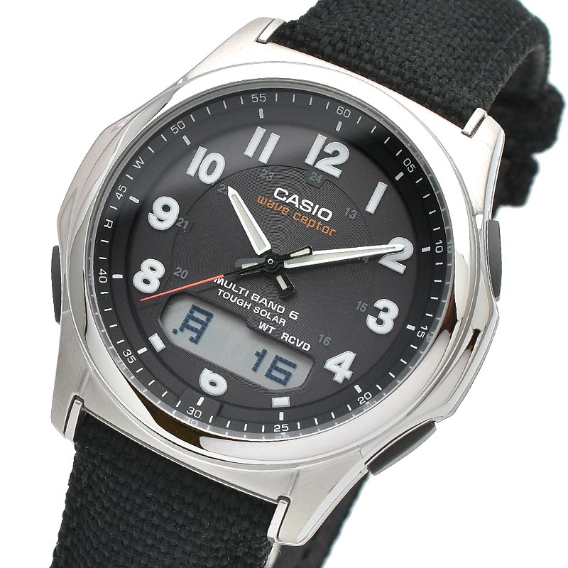 カシオ ウェブセプター CASIO WAVECEPTOR ミリタリー メンズ 腕時計 WVA-M630B-1AJF