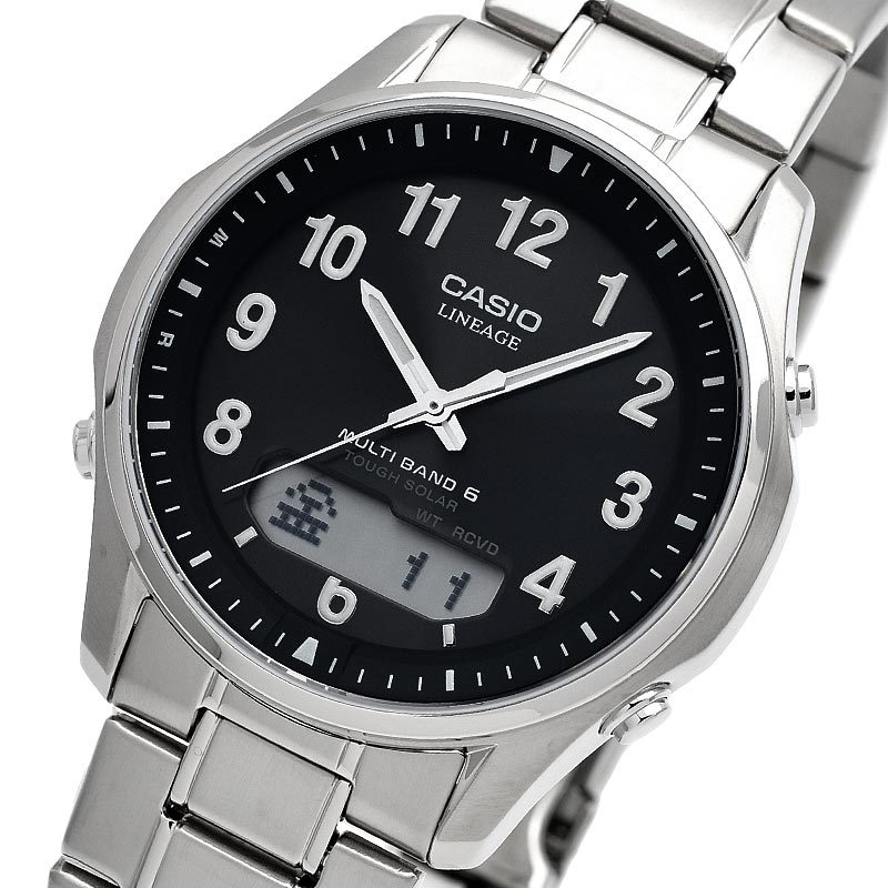 カシオ リニエージ CASIO LINEAGE ソーラー チタン メンズ 腕時計 LCW