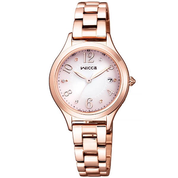 シチズン ウィッカ ハッピーダイアリー ソーラー電波 KS1-261-91 レディース