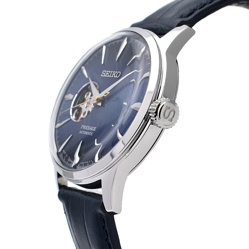 セイコー プレサージュ カクテルタイム ベーシックライン 腕時計 メンズ 自動巻き メカニカル 機械式 PRESAGE 革ベルト SARY155