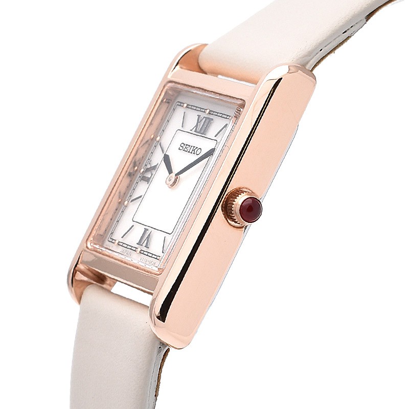 セイコー セレクション 腕時計 レディース ソーラー nano・universe 流通限定 SEIKO SELECTION 時計 STPR076  革ベルト 白 ホワイト(入荷後、3営業日以内に発送)