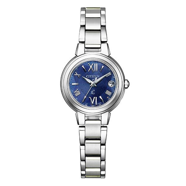 美品 CITIZEN クロスシー ハッピーフライト 電波ソーラー コンビ シチズン クロスシー XC エコ・ドライブ電波時計 ハッピーフライト