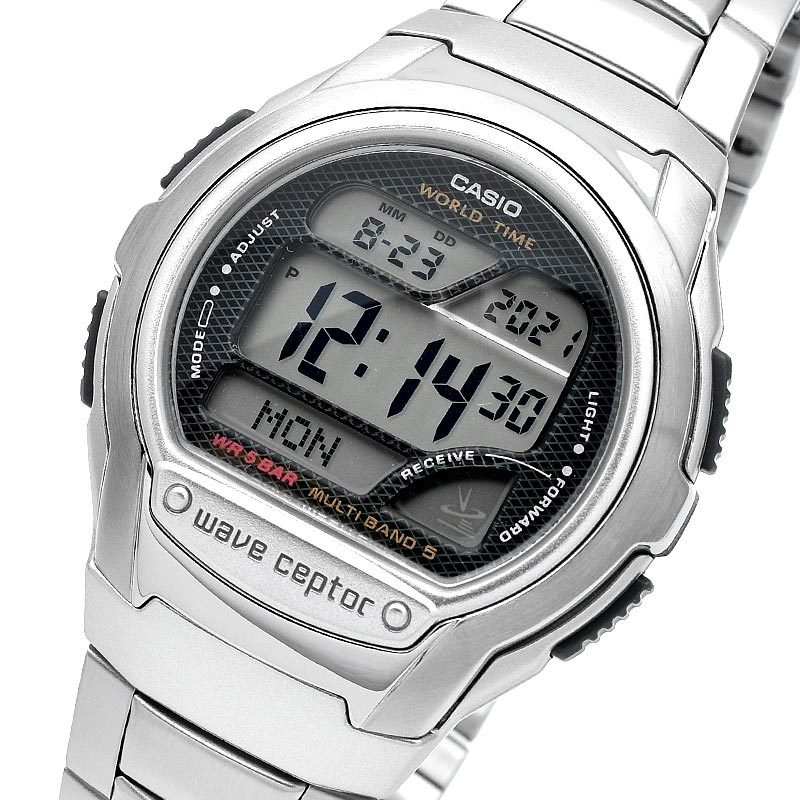 カシオ ウェーブセプター 腕時計 メンズ デジタル CASIO WAVECEPTOR WV-58RD-1AJF 電波受信 ワールドタイム