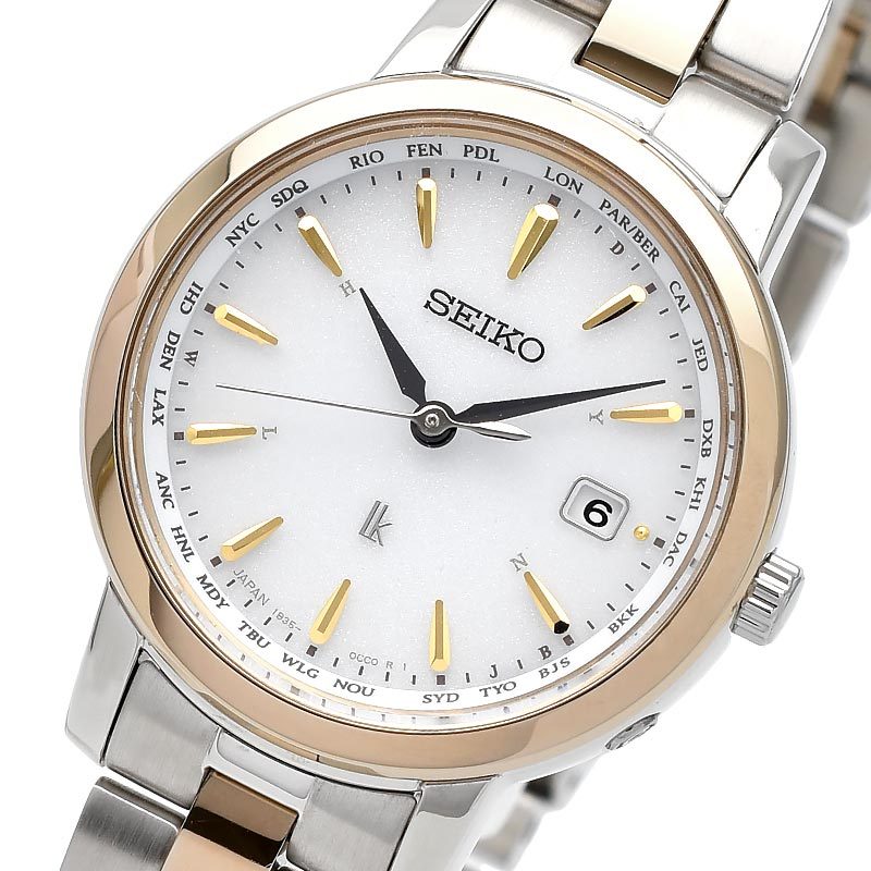 有名人芸能人 セイコー ルキア レディース 腕時計 ソーラー 電波時計 ワールドタイム Lukia Ssvv076 スタンダードコレクション レディース腕時計 腕時計 アクセサリー ファッション 27 964 Harmonypest Com