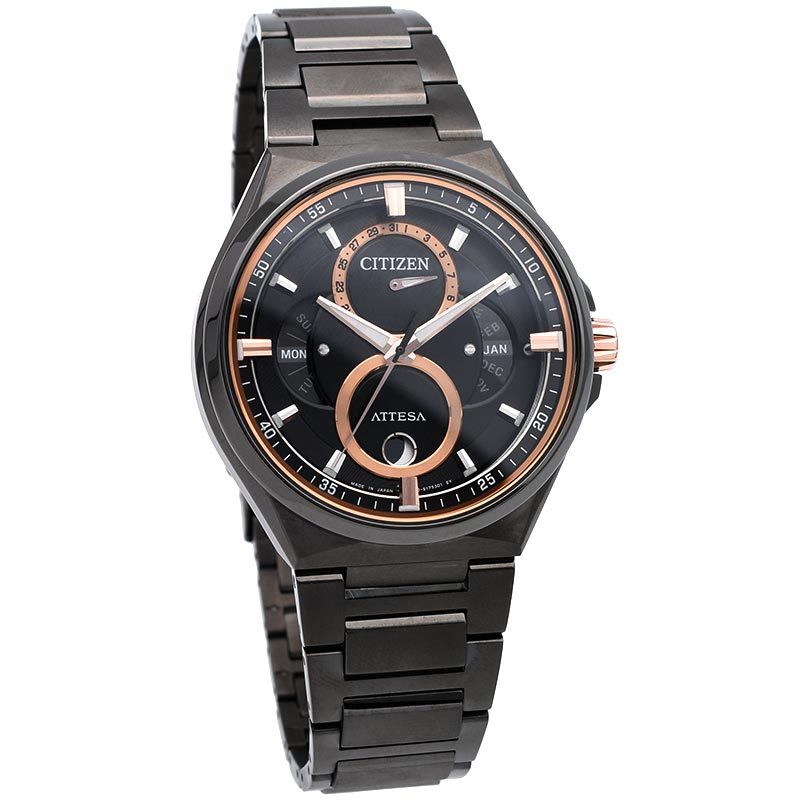 ベルトカラ シチズン ムーンフェイズ BU0065-64E アクトライン 腕時計