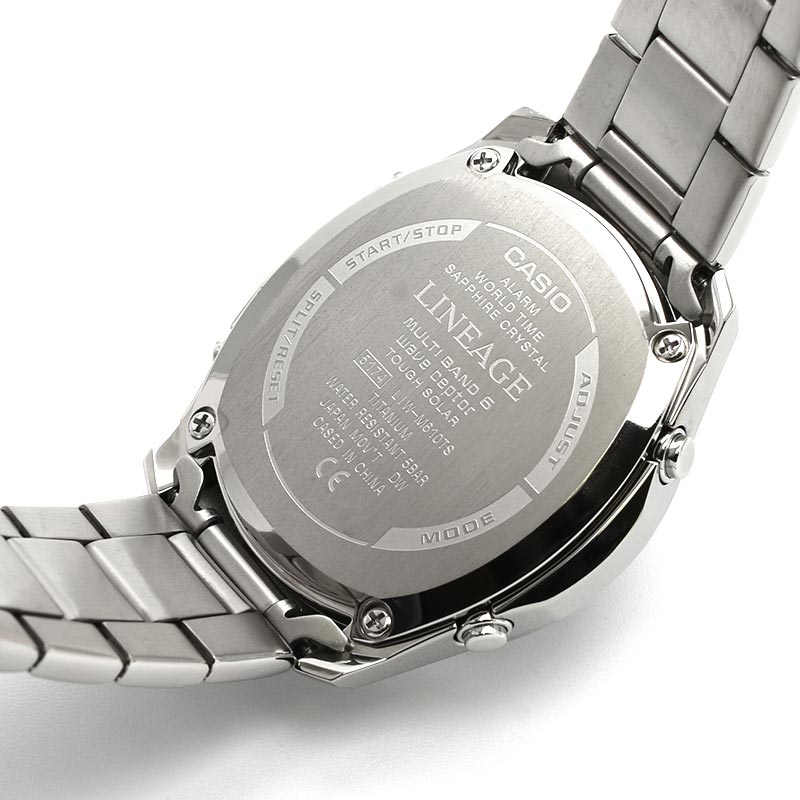 カシオ リニエージ メンズ 腕時計 クロノグラフ LINEAGE LIW-M610TSE 