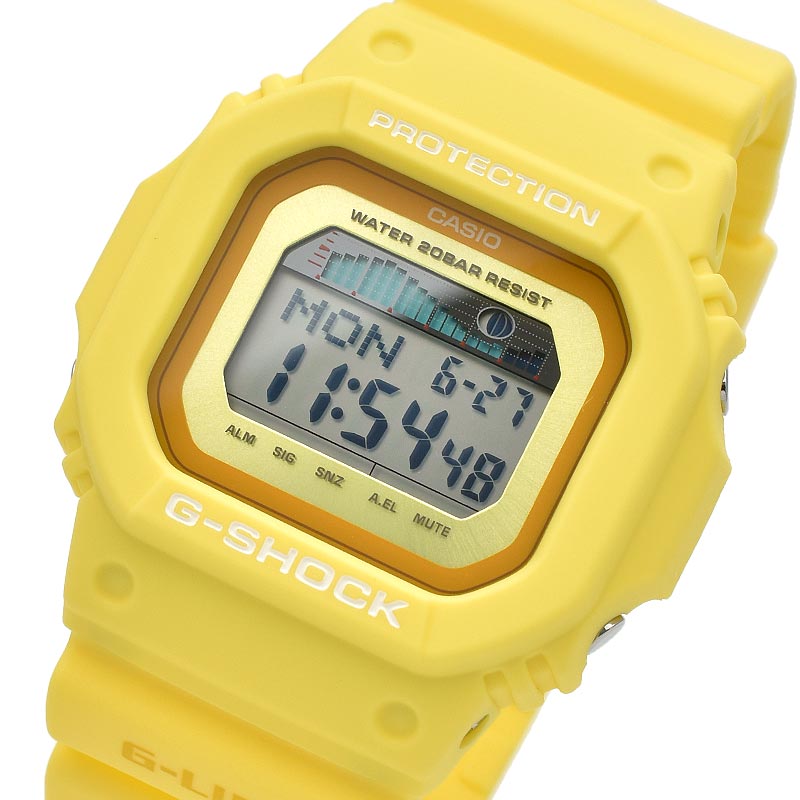 カシオ Ｇショック メンズ 腕時計 G-SHOCK タイドグラフ イエロー G