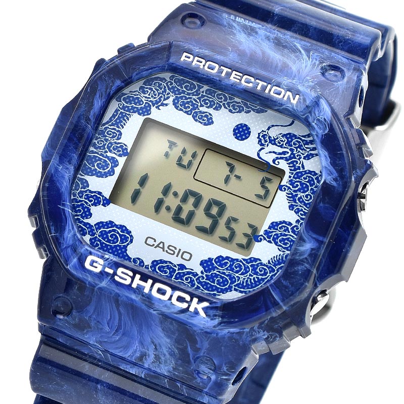 カシオ Ｇショック メンズ 腕時計 G-SHOCK CHINA BLUE WEB限定 DW