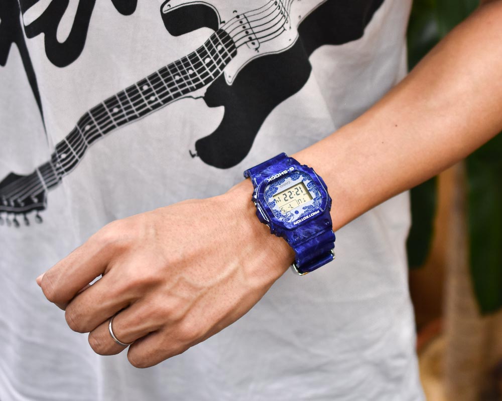 カシオ Ｇショック メンズ 腕時計 G-SHOCK CHINA BLUE WEB限定 DW 
