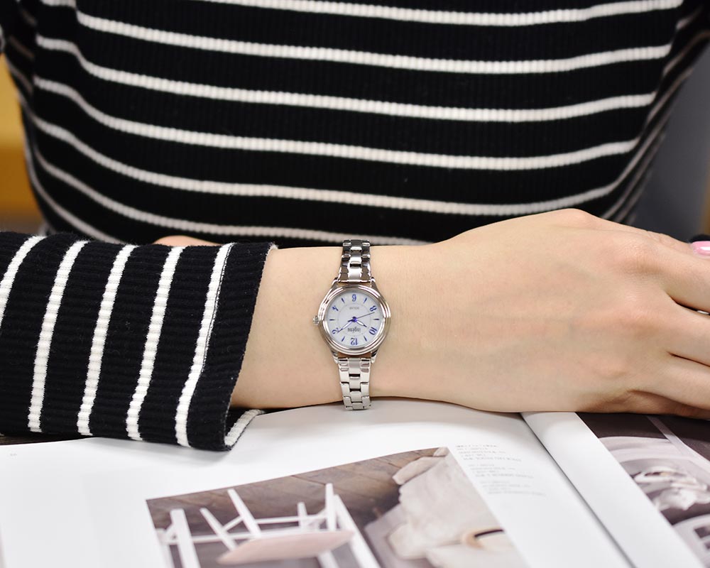 腕時計、アクセサリー レディース腕時計 セイコー アルバ ALBA AHJD436 レディース ソーラー 替えベルト付 母の 