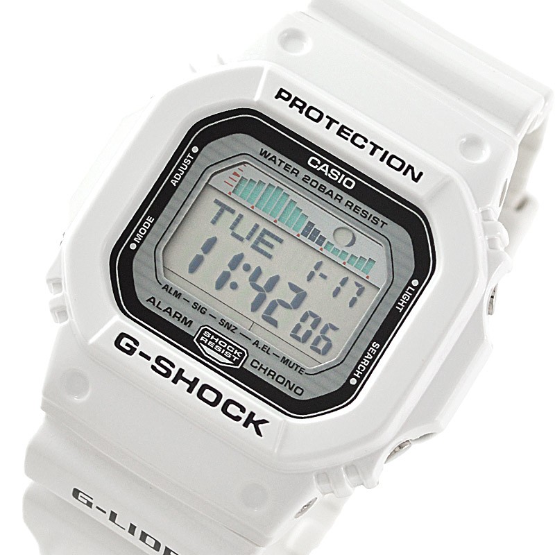 G-SHOCK Ｇショック カシオ CASIO G-LIDE Gライド ホワイト×ブラック 腕時計 GLX-5600-7JF