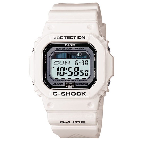 G-SHOCK Ｇショック カシオ CASIO G-LIDE Gライド ホワイト×ブラック 腕時計 GLX-5600-7JF