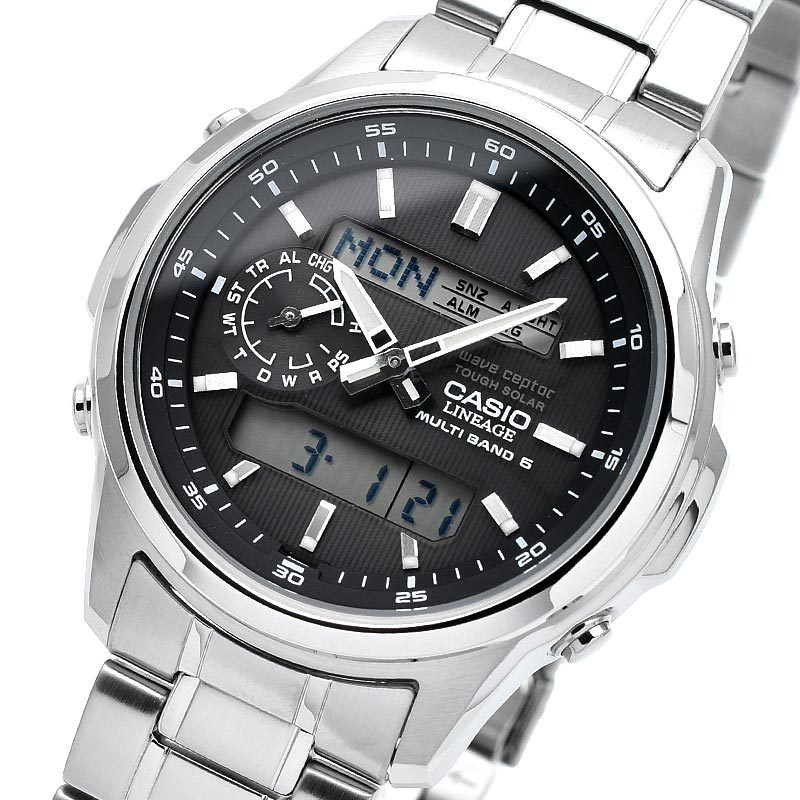 カシオ リニエージ LINEAGE ソーラー電波 LCW-M300D-1AJF メンズ