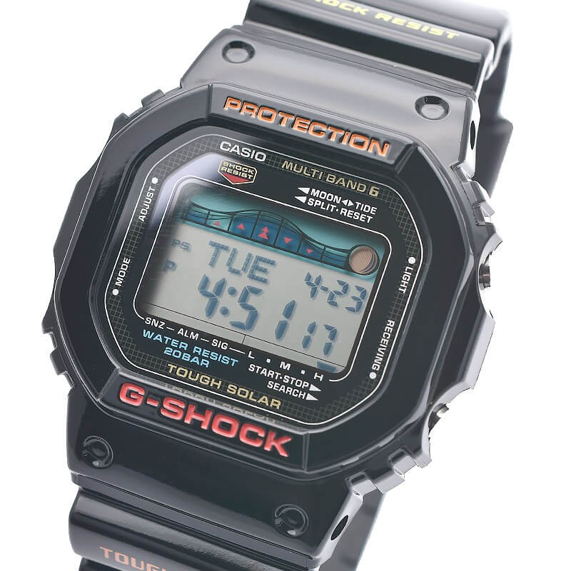 カシオ Gショック G-LIDE ジーライド タフソーラー 電波時計 MULTIBAND6 GWX-5600-1JF メンズ