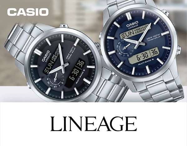 CASIO LINEAGE 腕時計 LCW-M600D-1BJF CASIO LINEAGE 腕時計 LCW-M600D