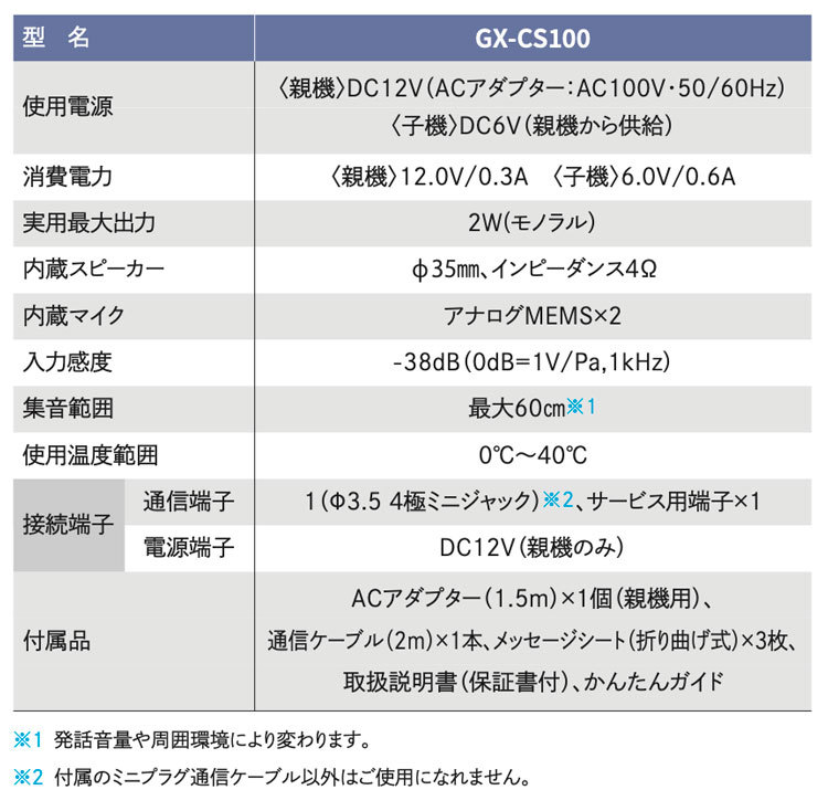 シャープ コロナ対策用スピーカーシステム GX-CS100 | 受付 ホテル