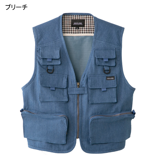 23SS ACT N˚1  マルチポケット ユーティリティ デニム ベスト マルチポケットデニム ベスト / Multi-Pocket Denim Vest
