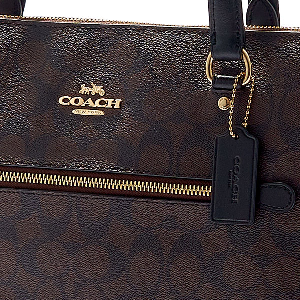 COACH コーチ ファスナートート トートバッグ A4ファイルが入る